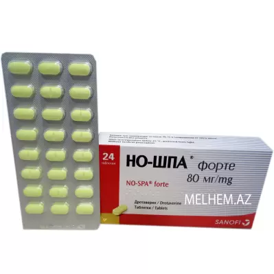 NO-ŞPA FORTE  80 mq